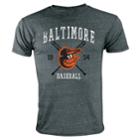 Boys 8-20 Baltimore Orioles Stitches Printed Tee, Size: Xl 18-20, Black