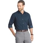 Big & Tall Van Heusen Regular-fit Striped Sateen Button-down Shirt, Men's, Size: Xl Tall, Turquoise/blue (turq/aqua)