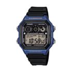 Casio Men's Illuminator Referee Digital Chronograph Watch, Black