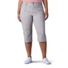 Plus Size Lee Lyric Twill Skimmer Capris, Women's, Size: 20 - Regular, Light Grey