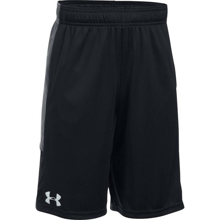Boys 8-20 Under Armour Solid Stunt Shorts, Size: Xl, Black