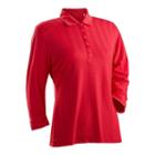 Plus Size Nancy Lopez Grace 3/4-sleeve Golf Polo, Women's, Size: 2xl, Red