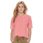 Women's Sonoma Goods For Life&trade; French Terry Raglan Sweatshirt, Size: Medium, Lt Orange