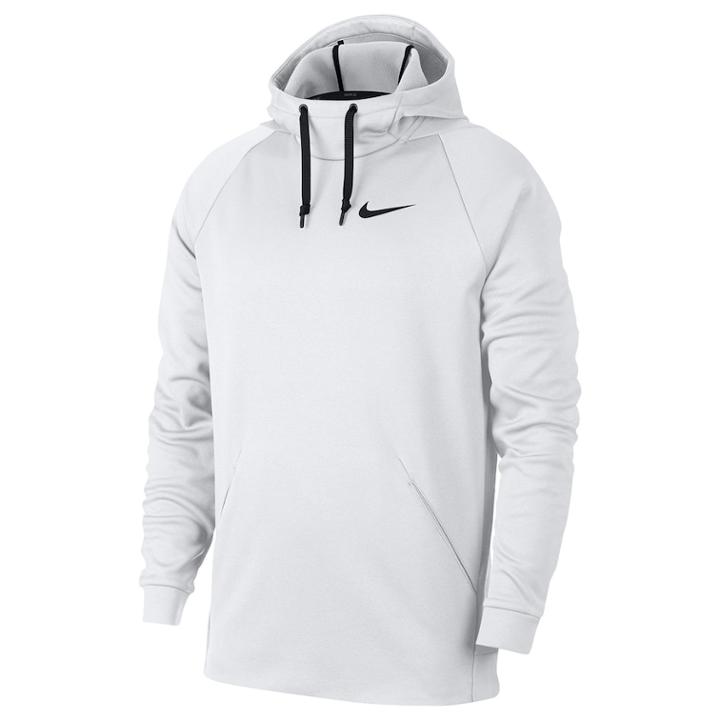 Men's Nike Therma Pull-over Hoodie, Size: Medium, White