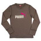 Girls 4-6x Puma Performance Top, Girl's, Size: 4, Grey Other