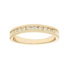 14k Gold 1/3 Carat T.w. Diamond Anniversary Ring, Women's, Size: 7, White
