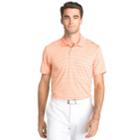 Men's Izod Swingflex Classic-fit Striped Stretch Performance Golf Polo, Size: Large, Drk Orange