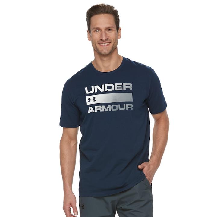 Men's Under Armour Team Issue Tee, Size: Medium, Dark Blue