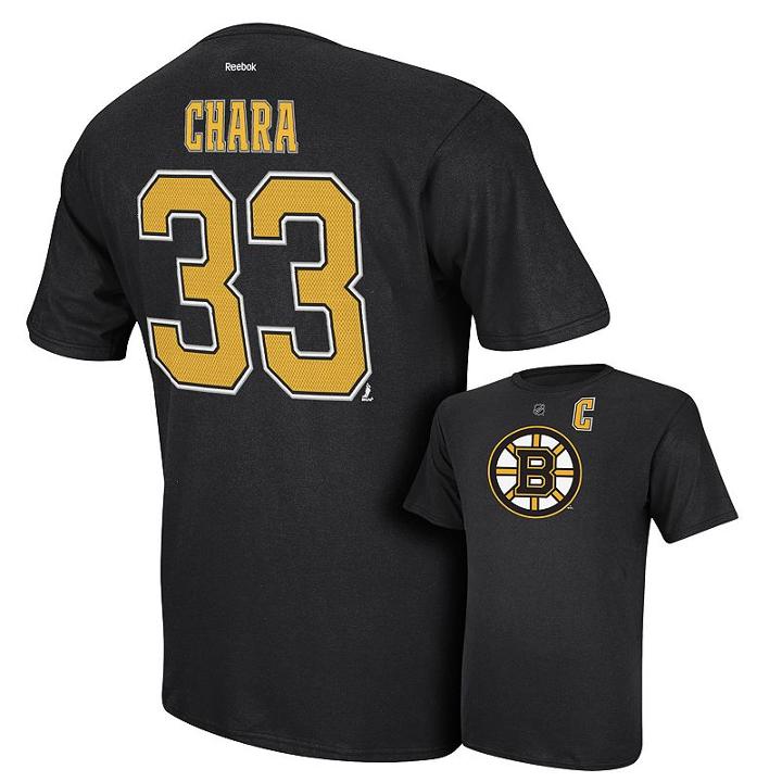 Men's Reebok Boston Bruins Zdeno Chara Premier Tee, Size: Xxl, White