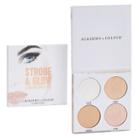 Academy Of Colour Strobe & Glow 4 Shade Shimmer Powder Palette, Multicolor