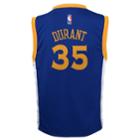 Boys 8-20 Golden State Warriors Kevin Durant Replica Road Jersey, Size: Xl 18-20, Blue
