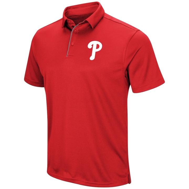Men's Under Armour Philadelphia Phillies Tech Polo Shirt, Size: Xl, Med Red