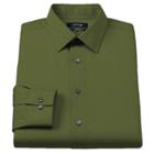 Men's Apt. 9&reg; Extra-slim Solid Stretch Dress Shirt, Size: 16-34/35, Green