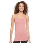 Women's Apt. 9&reg; Essential Seamless Camisole, Size: S/m, Pink