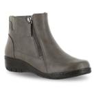 Easy Street Beam Women's Wedge Ankle Boots, Size: 6.5 N, Grey