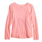 Girls 7-16 & Plus Size So&reg; Long Sleeve Core Tee, Size: 12 1/2, Brt Pink