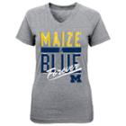 Girls 7-16 Michigan Wolverines Palladium Tee, Size: S(7-8), Grey