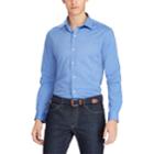 Men's Chaps Classic-fit Stretch Easy-care Woven Button-down Shirt, Size: Large, Blue