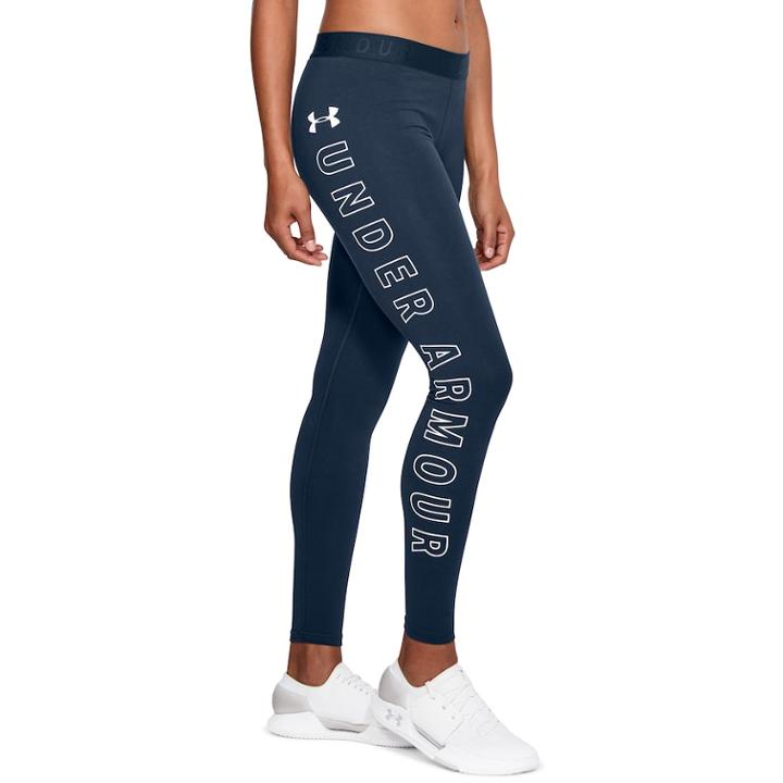 Women's Under Armour Favorite Low-rise Graphic Leggings, Size: Xs, Dark Blue