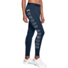 Women's Under Armour Favorite Low-rise Graphic Leggings, Size: Xs, Dark Blue