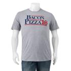 Big & Tall Bacon & Pizza Presidential Tee, Men's, Size: 3xb, Med Grey