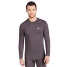 Big & Tall Climatesmart By Cuddl Duds&reg; X Fleece Crewneck Tee, Men's, Size: Xl Tall, Dark Grey