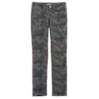 Girls 7-16 & Plus Size Mudd&reg; Camo Ankle Skinny Jeans, Size: 14 1/2, Green