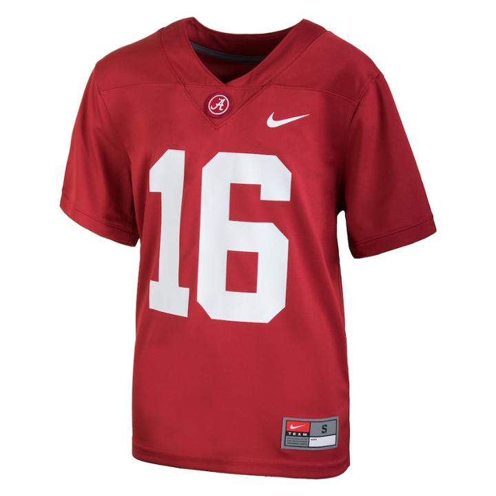 Boys 8-20 Nike Alabama Crimson Tide Replica Jersey, Size: M 10-12, Red