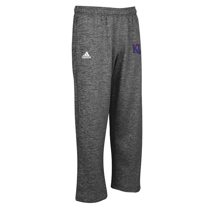 Men's Adidas Kansas Jayhawks Primary Pants, Size: Small, Grey