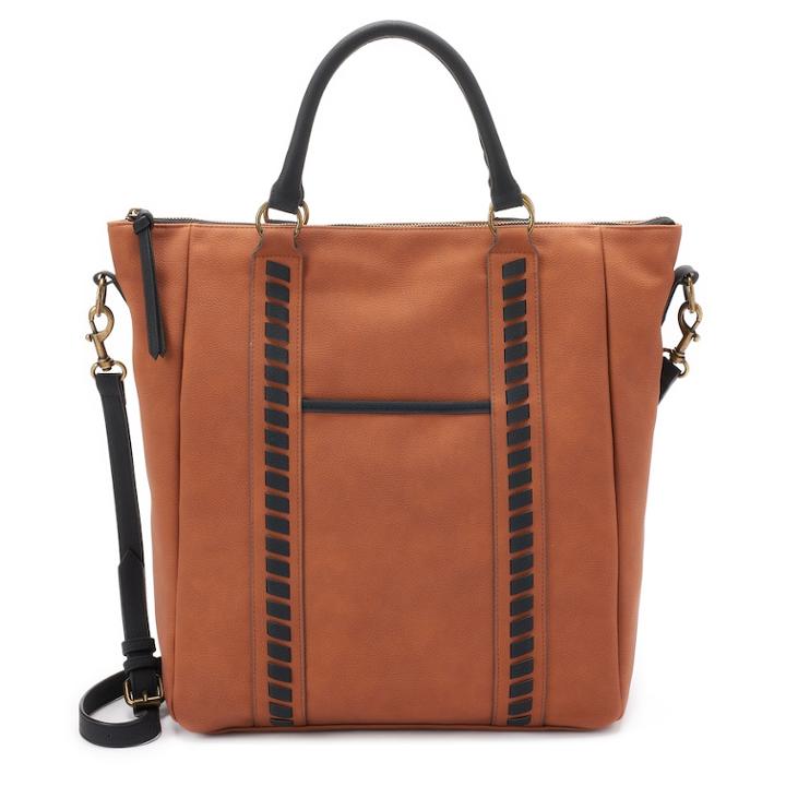 Sonoma Goods For Life&trade; Elena Faux-leather Tote, Women's, Red/coppr (rust/coppr)