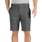 Men's Dickies Slim-fit Flat-front Work Shorts, Size: 28, Silver