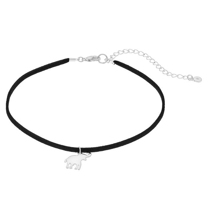 Lc Lauren Conrad Elephant Choker Necklace, Women's, Black