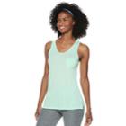 Women's Tek Gear&reg; Pocket Tank, Size: Medium, Lt Green