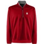 Men's North Carolina State Wolfpack 1/4-zip Leader Pullover, Size: Large, Red