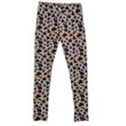 Girls 4-6x French Toast Leopard Heart Leggings, Girl's, Size: 4, Med Grey