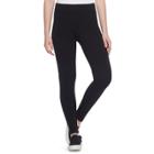 Juniors' Pink Republic Seamless Lined Leggings, Teens, Size: Small, Black