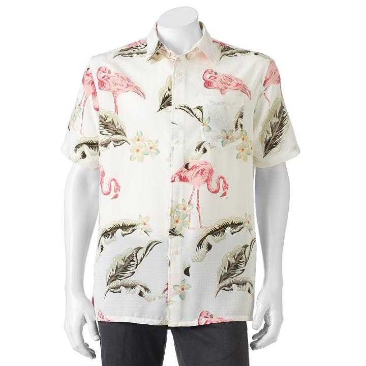 Men's Croft & Barrow&reg; Classic-fit Island Microfiber Button-down Shirt, Size: Xxl, White