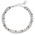 Simply Vera Vera Wang Beaded Multi Strand Choker Necklace, Women's, Black