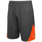 Men's Campus Heritage Miami Hurricanes V-cut Shorts, Size: Xl, Drk Orange