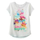 Girls 4-6x Num Noms Glitter Scented Tee, Girl's, Size: 6, Natural