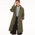 K/lab Twill Duster Jacket, Kids Unisex, Size: Xl, Dark Green