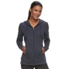 Women's Tek Gear&reg; Dry Tek Long Sleeve Hoodie, Size: Xl, Blue