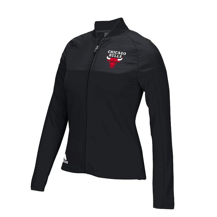 Women's Adidas Chicago Bulls On Court Track Jacket, Size: Medium, Multicolor