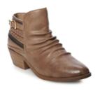 So&reg; Palmetto Women's Ankle Boots, Size: Medium (6.5), Lt Beige