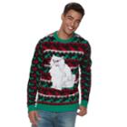 Men's Cat Ugly Christmas Sweater, Size: Xxl, Multicolor