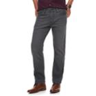 Men's Marc Anthony Luxury+ Slim-fit Stretch Jeans, Size: 33x36, Med Grey