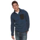 Men's Urban Pipeline&reg; Quarter-zip Fleece Sweater, Size: Large, Blue
