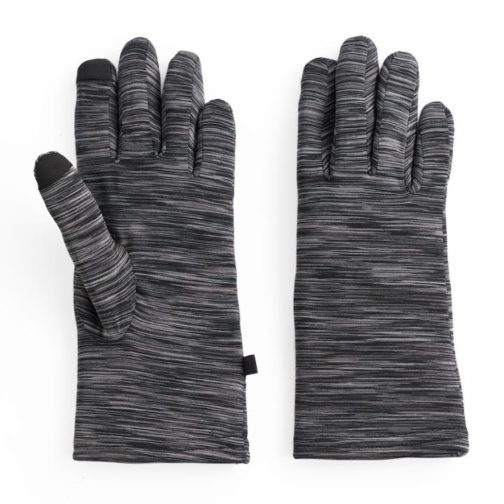 Women's Cuddl Duds Faux Fur Lined Flex Fit Tech Gloves, Oxford