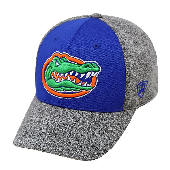 Adult Top Of The World Florida Gators Pressure One-fit Cap, Men's, Med Blue
