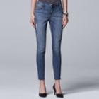 Petite Simply Vera Vera Wang Skinny Jeans, Women's, Size: 4 Petite, Light Blue